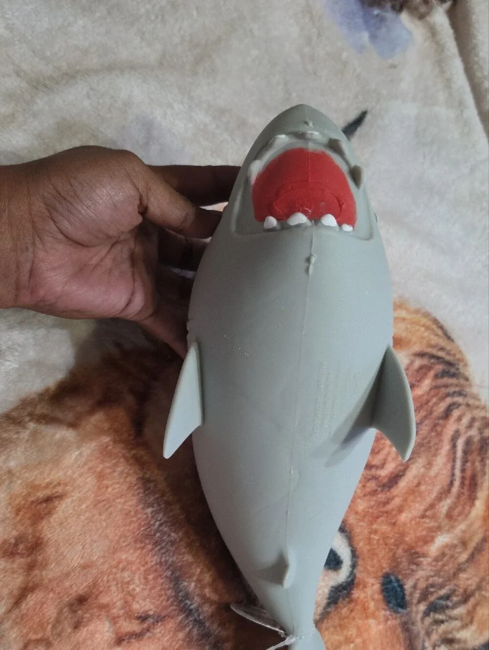 Gray Shark Jumbo Squishy